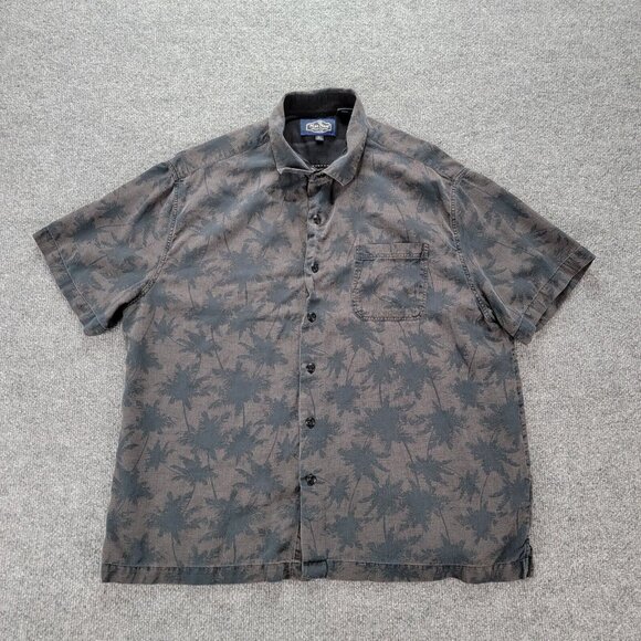 Nat Nast Shirt Mens XL Short Sleeve Hawaiian Camp‎ Tropical Silk Cotton Beach - Picture 1 of 8